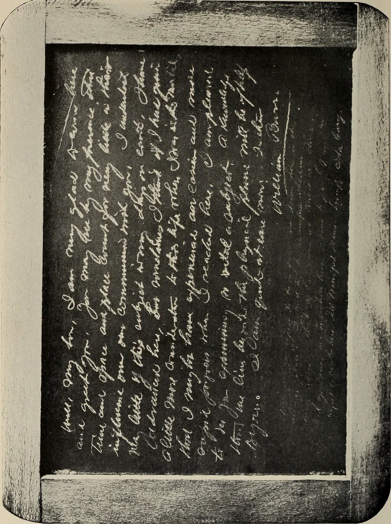 An illustration from Photographic copies of written messages from the spirit world : more than one hundred written communications from those who dwell in spirit life, including messages from Henry Ward Beecher ... and many others : with commentaries concerning conditions which obtain in spirit life based upon facts gathered from these messages and from many other sources, 1918, leaf 51
