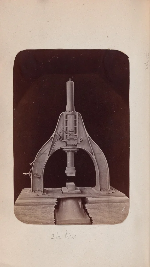 An illustration from Photographs and descriptions of various kinds of engines [ca. 1916], 1916, leaf 132