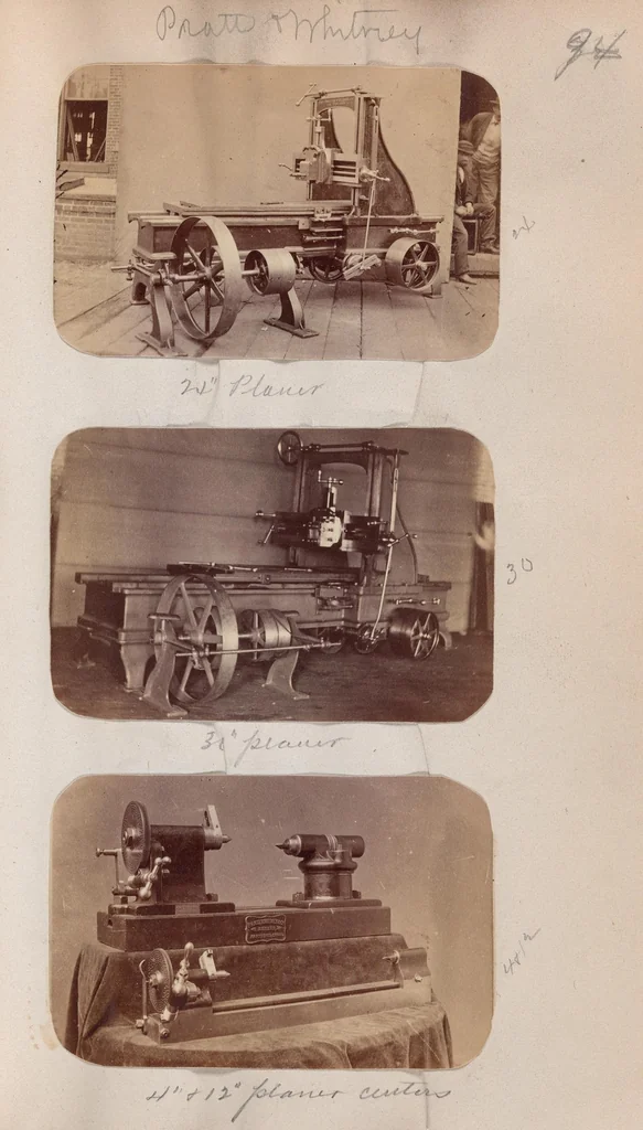 An illustration from Photographs and descriptions of various kinds of engines [ca. 1916], 1916, leaf 81