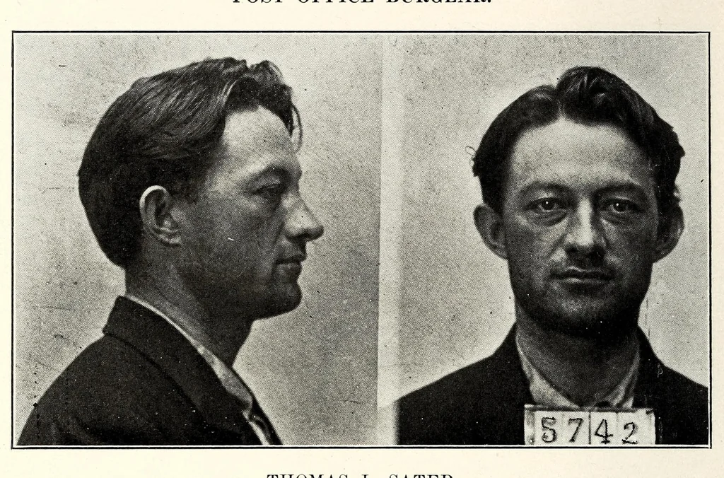 An illustration from Photographs, descriptions and records of persons charged with violation of the postal laws, 1916, leaf 26