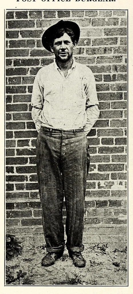 An illustration from Photographs, descriptions and records of persons charged with violation of the postal laws, 1916, leaf 268
