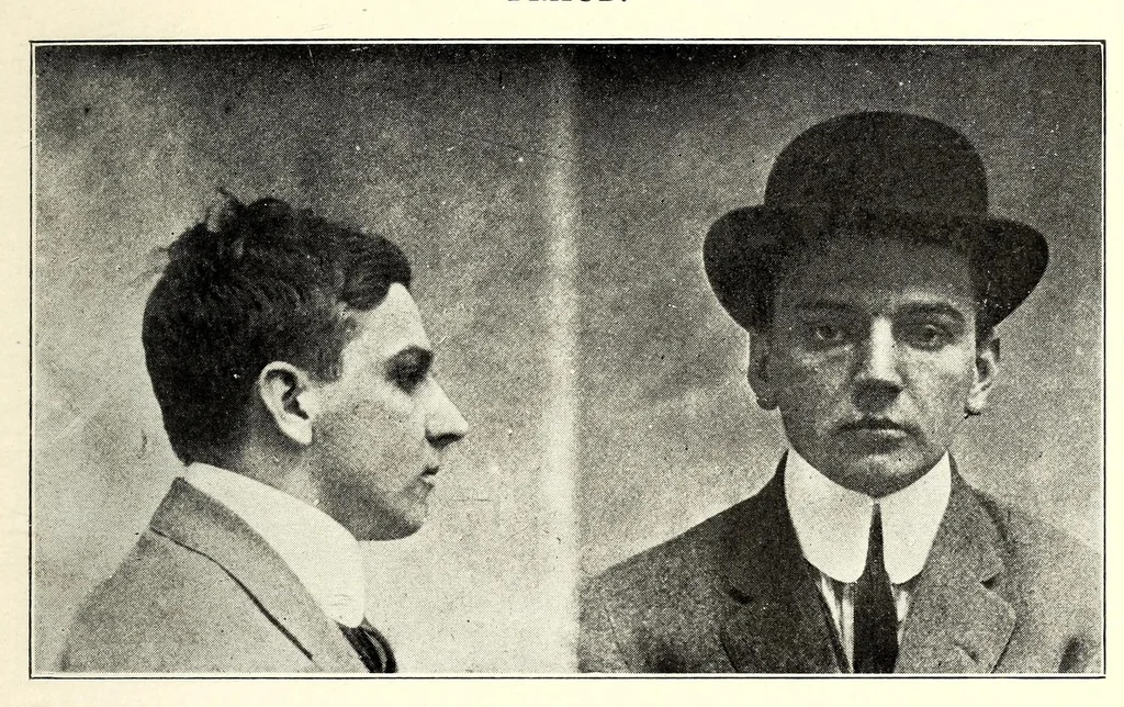 An illustration from Photographs, descriptions and records of persons charged with violation of the postal laws, 1916, leaf 295