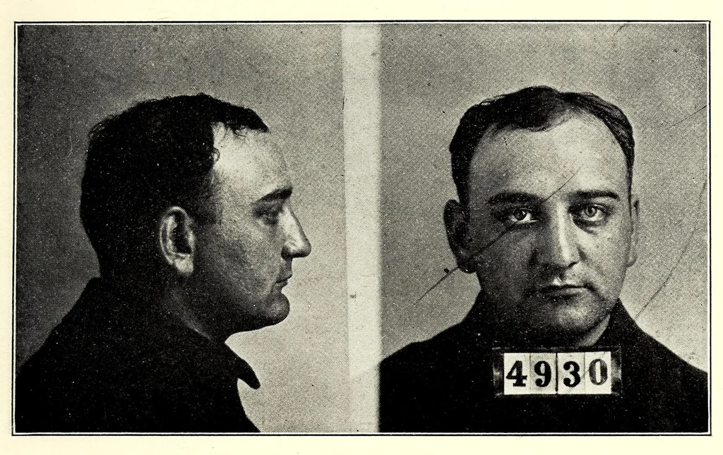 An illustration from Photographs, descriptions and records of persons charged with violation of the postal laws, 1916, leaf 325
