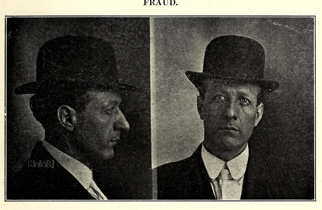 An illustration from Photographs, descriptions and records of persons charged with violation of the postal laws, 1916, leaf 379