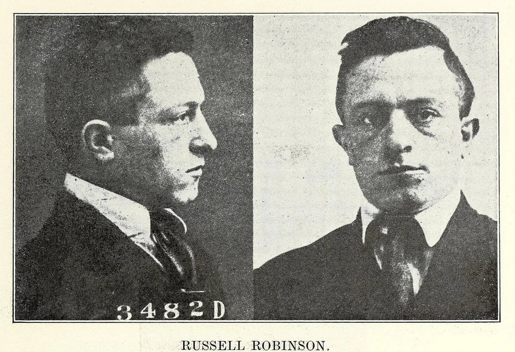 An illustration from Photographs, descriptions and records of persons charged with violation of the postal laws, 1916, leaf 459