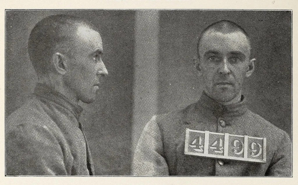 An illustration from Photographs, descriptions and records of persons charged with violation of the postal laws, 1916, leaf 486