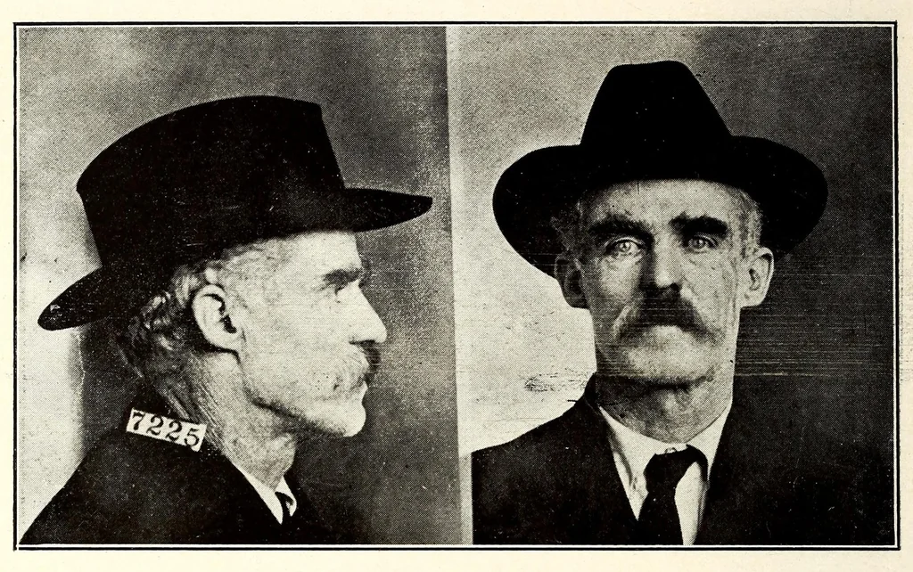 An illustration from Photographs, descriptions and records of persons charged with violation of the postal laws, 1916, leaf 112