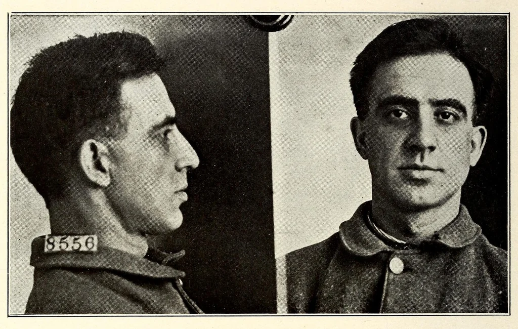 An illustration from Photographs, descriptions and records of persons charged with violation of the postal laws, 1916, leaf 138