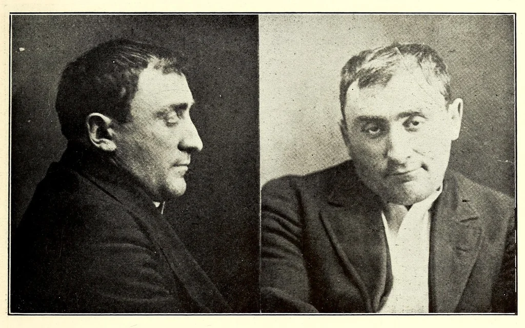 An illustration from Photographs, descriptions and records of persons charged with violation of the postal laws, 1916, leaf 57