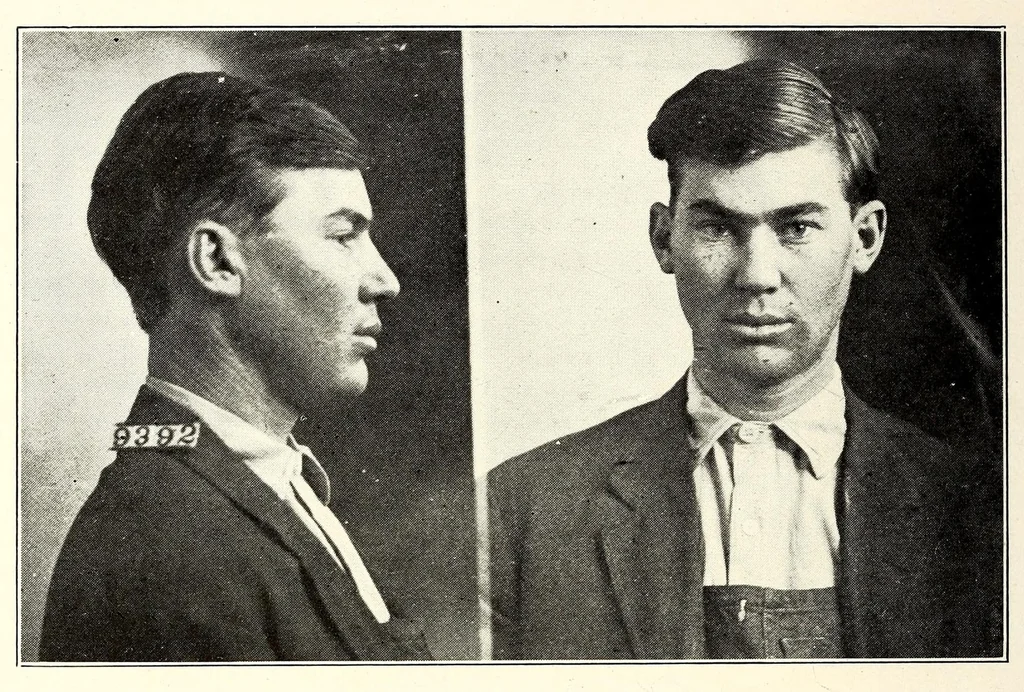 An illustration from Photographs, descriptions and records of persons charged with violation of the postal laws, 1916, leaf 164