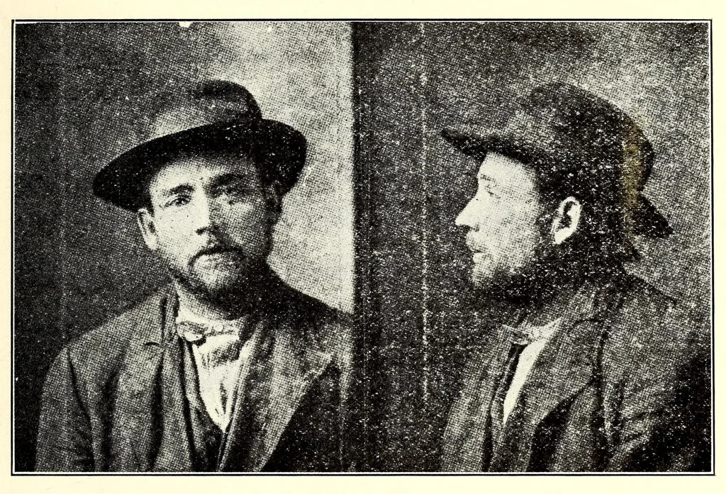 An illustration from Photographs, descriptions and records of persons charged with violation of the postal laws, 1916, leaf 271
