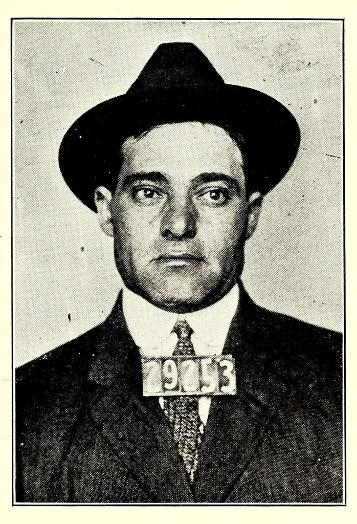 An illustration from Photographs, descriptions and records of persons charged with violation of the postal laws, 1916, leaf 327