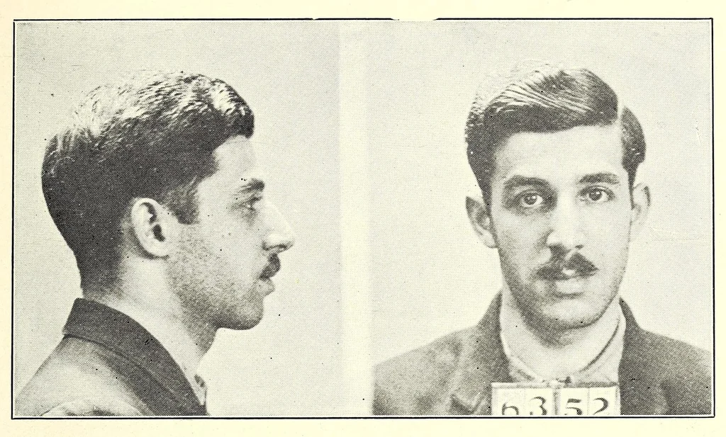 An illustration from Photographs, descriptions and records of persons charged with violation of the postal laws, 1916, leaf 433