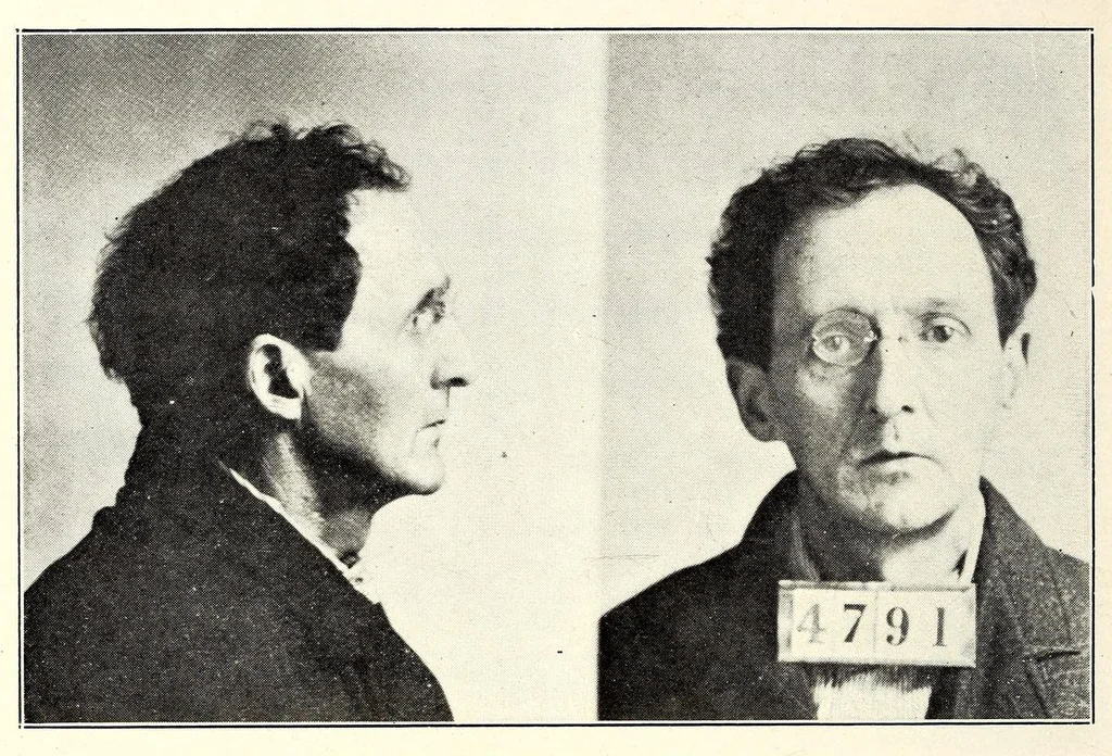 An illustration from Photographs, descriptions and records of persons charged with violation of the postal laws, 1916, leaf 460