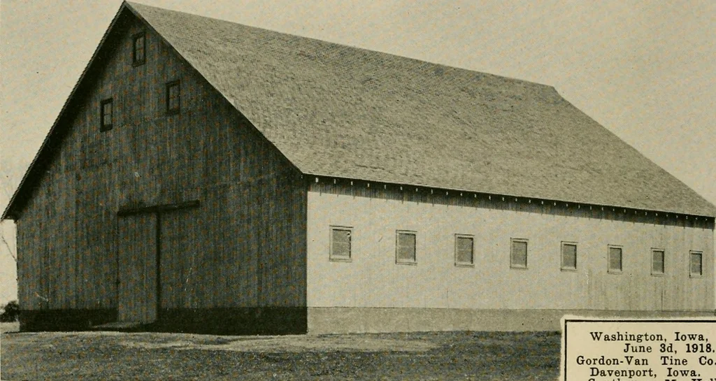 An illustration from Photographs and letters : some Gordon-Vantine barns and what their owners think of them., 1918, leaf 19