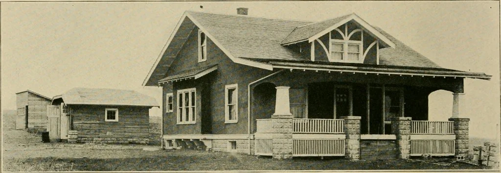 An illustration from Photographs and letters : some Gordon-Vantine barns and what their owners think of them., 1918, leaf 21