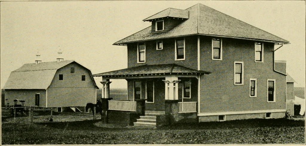 An illustration from Photographs and letters : some Gordon-Vantine barns and what their owners think of them., 1918, leaf 26