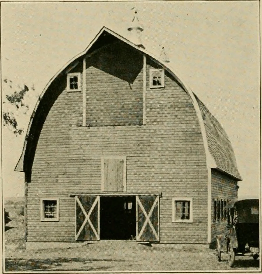 An illustration from Photographs and letters : some Gordon-Vantine barns and what their owners think of them., 1918, leaf 29