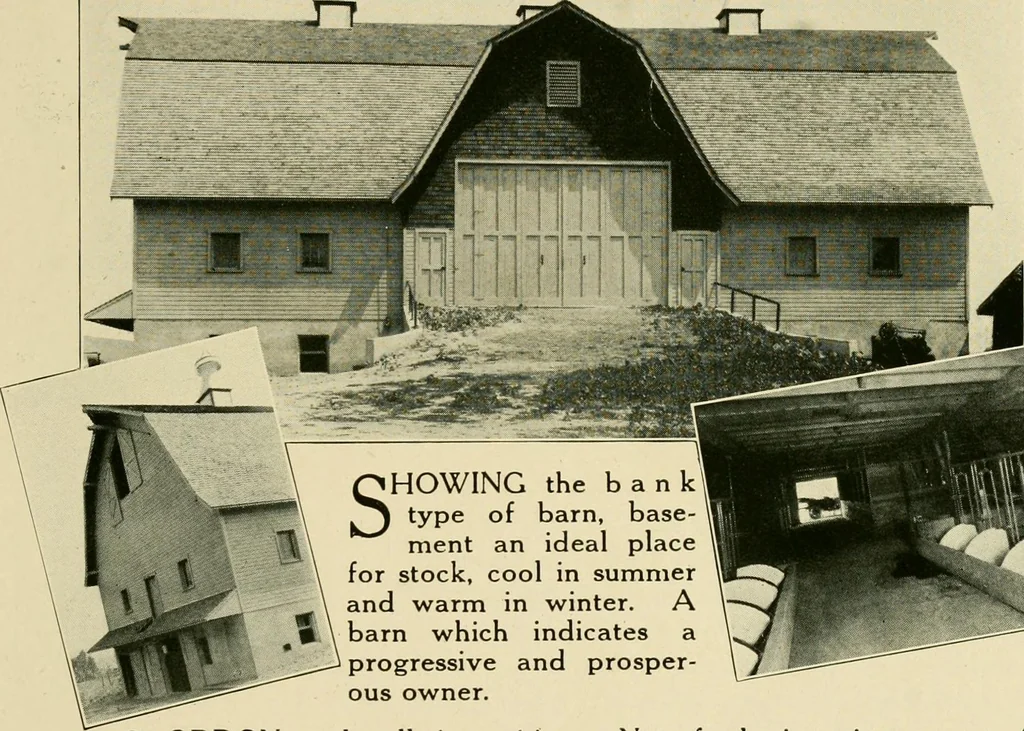 An illustration from Photographs and letters : some Gordon-Vantine barns and what their owners think of them., 1918, leaf 6