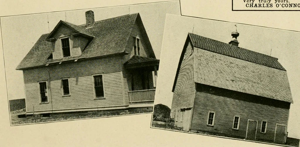 An illustration from Photographs and letters : some Gordon-Vantine barns and what their owners think of them., 1918, leaf 8