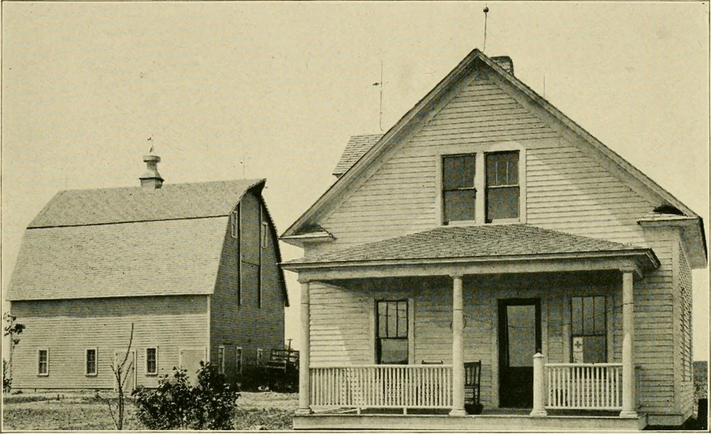 An illustration from Photographs and letters : some Gordon-Vantine barns and what their owners think of them., 1918, leaf 8