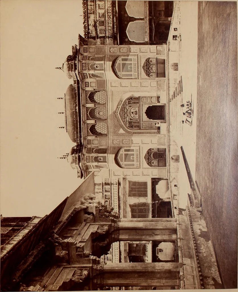 An illustration from Photographs of architecture and scenery in Gujarat and Rajputana, 1874, leaf 108