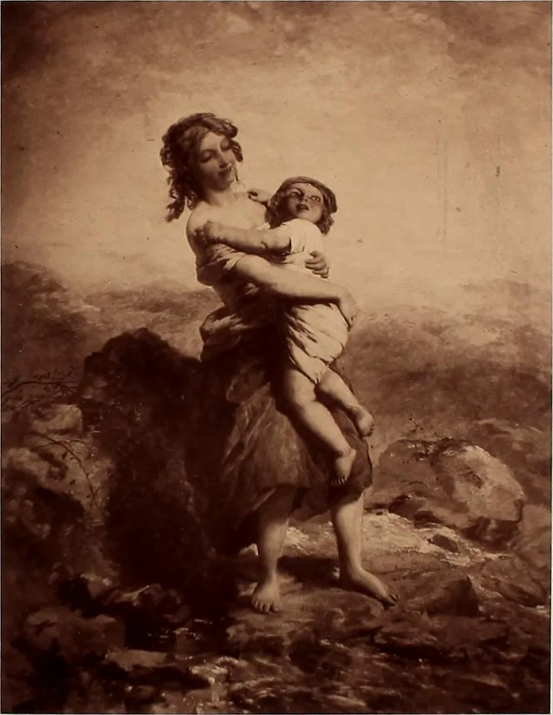 An illustration from Photographs of the "Gems of the Art Treasures Exhibition," Manchester, 1857, 1858, leaf 132