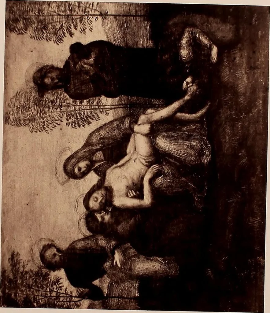 An illustration from Photographs of the "Gems of the Art Treasures Exhibition," Manchester, 1857, 1858, leaf 100
