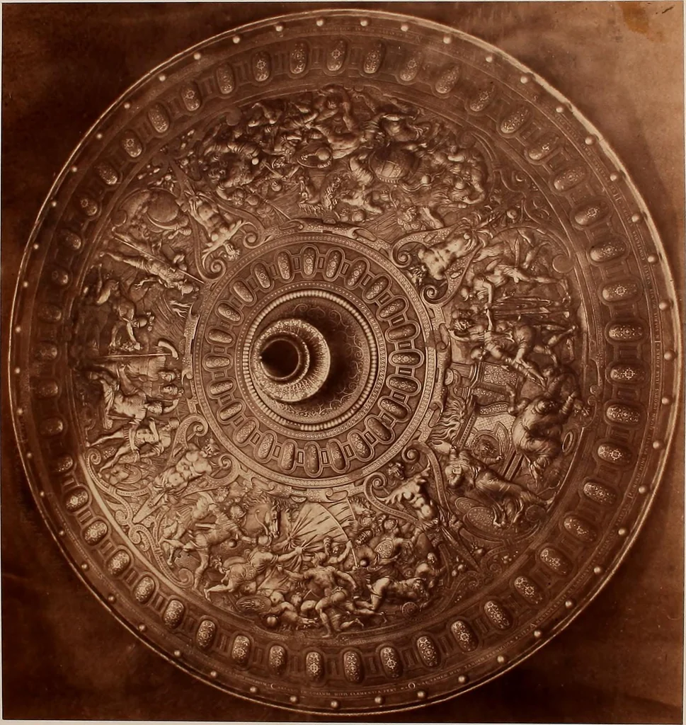 An illustration from Photographs of the "Gems of the Art Treasures Exhibition," Manchester, 1857, 1858, leaf 12