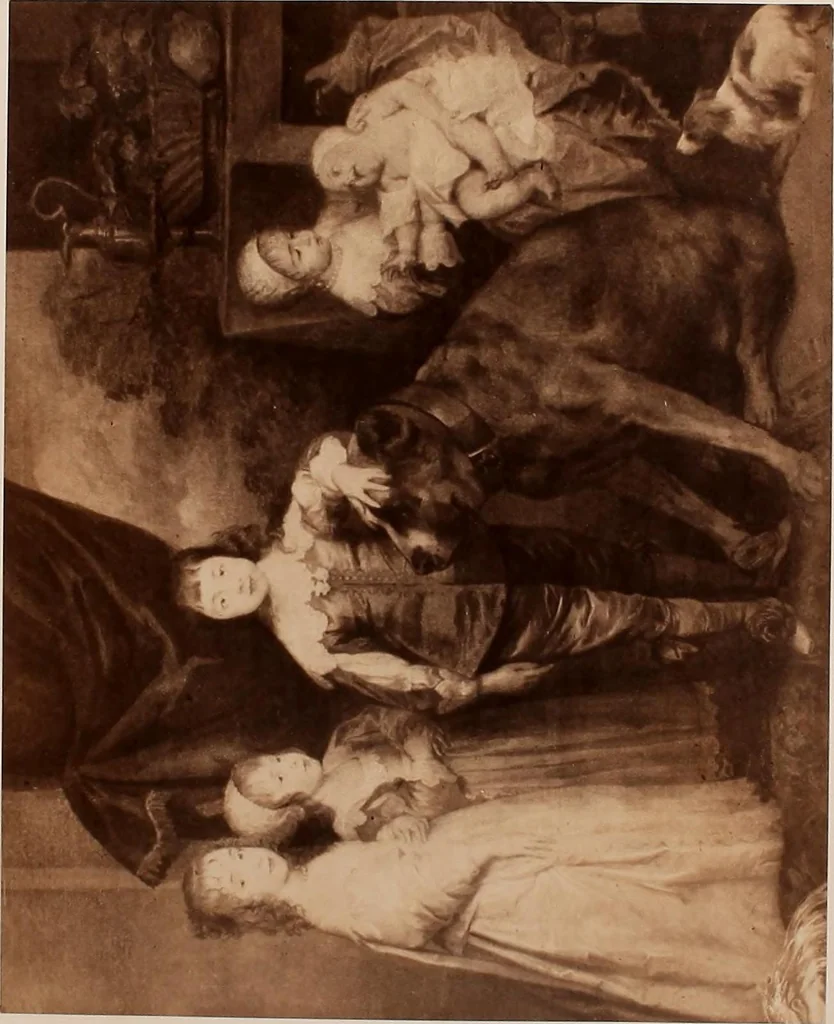 An illustration from Photographs of the "Gems of the Art Treasures Exhibition," Manchester, 1857, 1858, leaf 14