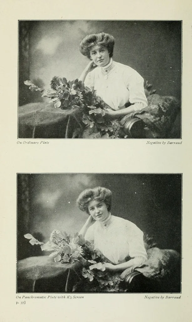 An illustration from The photography of coloured objects, 1909, leaf 62