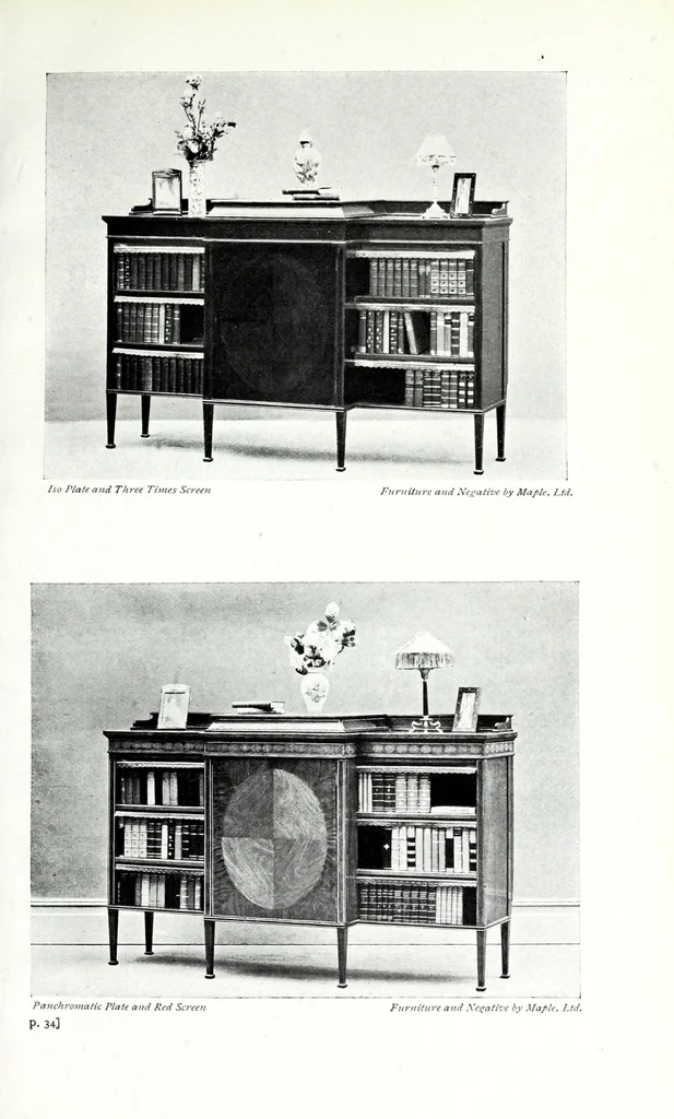 An illustration from The photography of coloured objects, 1909, leaf 65