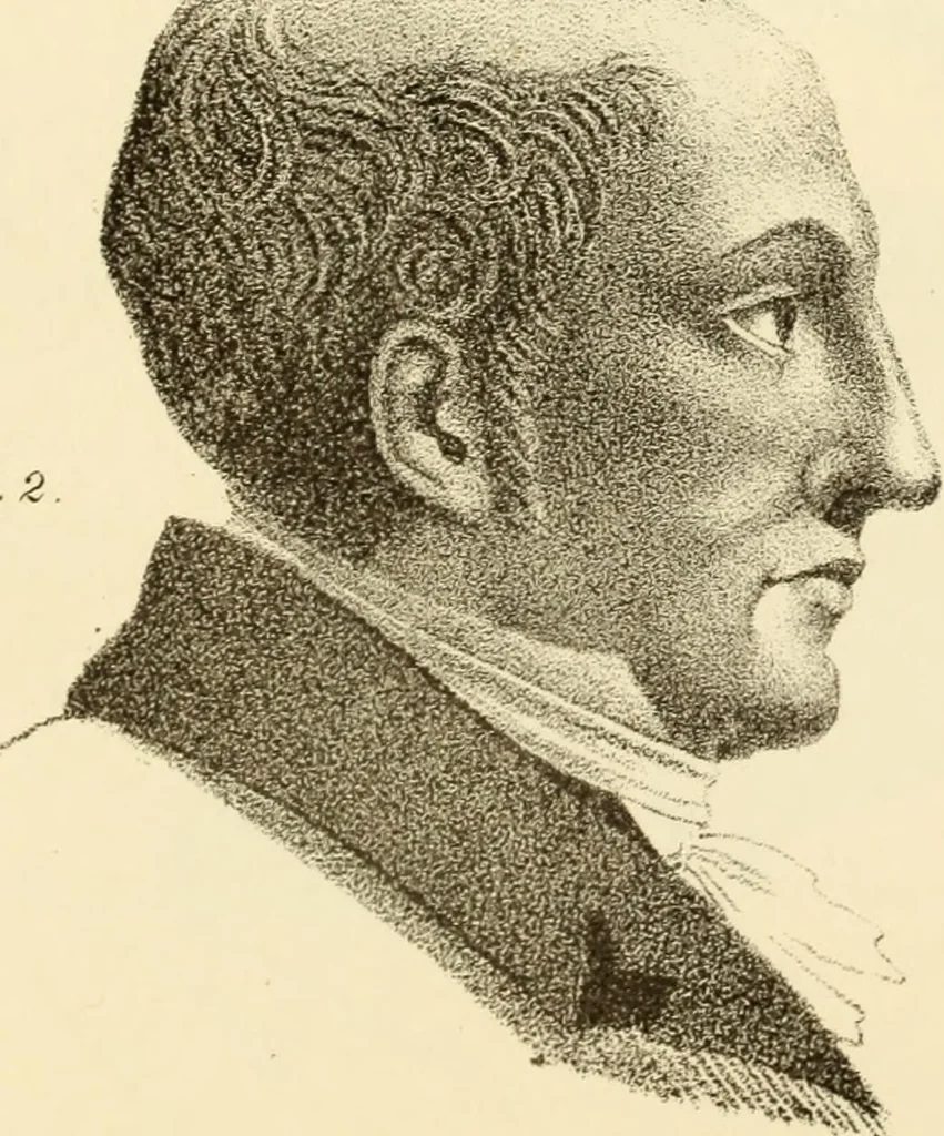 An illustration from Phrenology in connection with the study of physiognomy : to which is prefixed a biography of the author by Nahum Capen, 1836, leaf 394