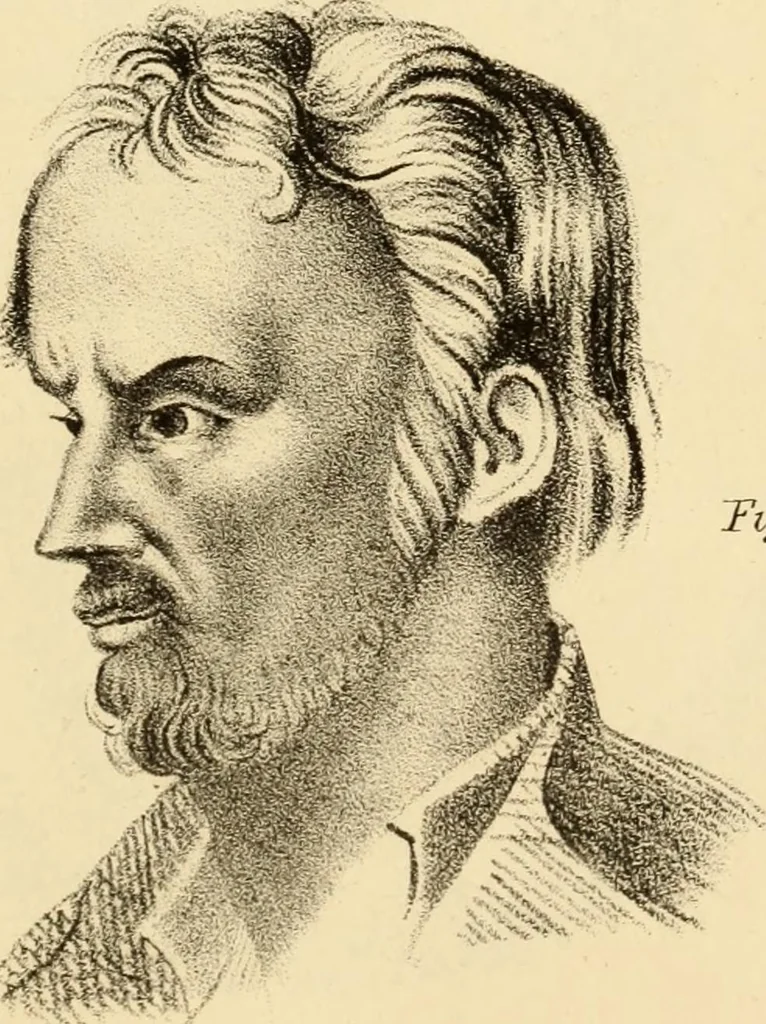 An illustration from Phrenology in connection with the study of physiognomy : to which is prefixed a biography of the author by Nahum Capen, 1836, leaf 438