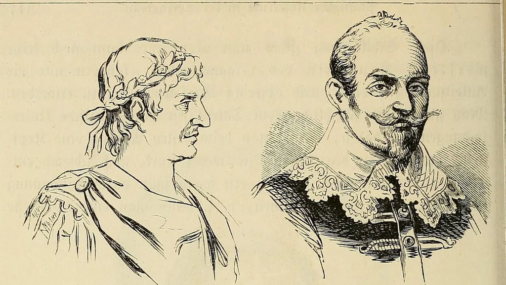An illustration from Phrenologische Bilder : zur Naturlehre des menschlichen Geistes und deren Anwendung Wissenschaft und Leben, 1855, leaf 343
