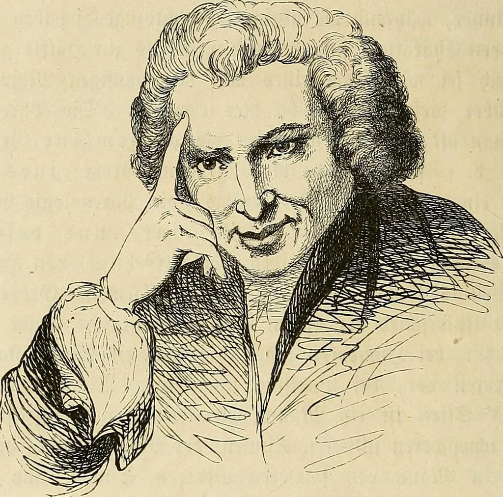 An illustration from Phrenologische Bilder : zur Naturlehre des menschlichen Geistes und deren Anwendung Wissenschaft und Leben, 1855, leaf 373