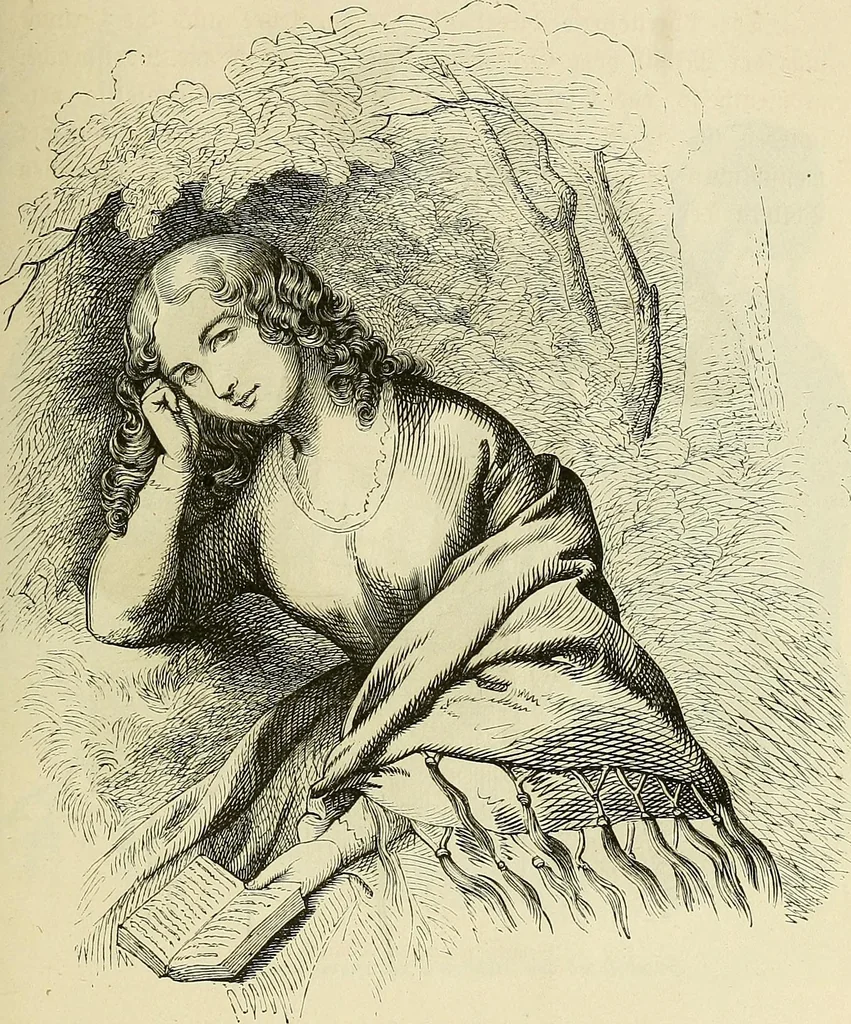 An illustration from Phrenologische Bilder : zur Naturlehre des menschlichen Geistes und deren Anwendung Wissenschaft und Leben, 1855, leaf 374