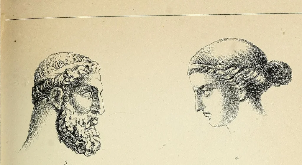 An illustration from Phrenologische Bilder : zur Naturlehre des menschlichen Geistes und deren Anwendung Wissenschaft und Leben, 1855, leaf 384
