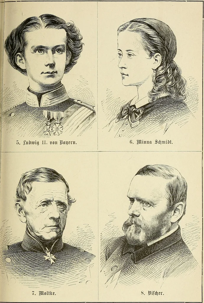 An illustration from Phrenologische Bilder : zur Naturlehre des menschlichen Geistes und deren Anwendung Wissenschaft und Leben, 1855, leaf 396