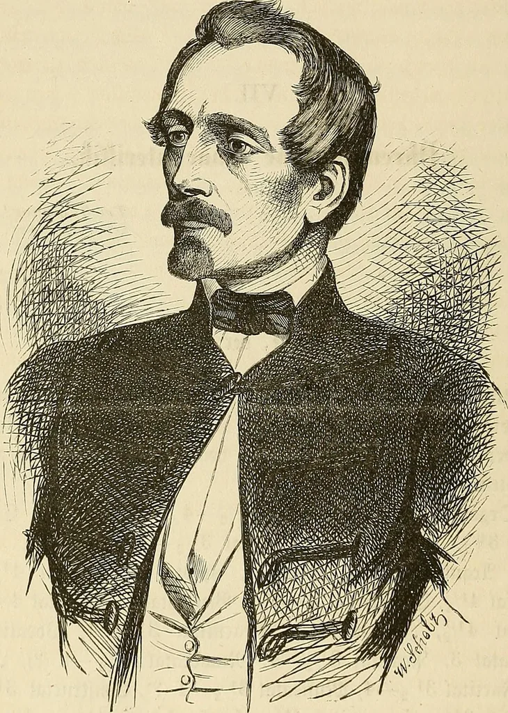 An illustration from Phrenologische Bilder : zur Naturlehre des menschlichen Geistes und deren Anwendung Wissenschaft und Leben, 1855, leaf 85