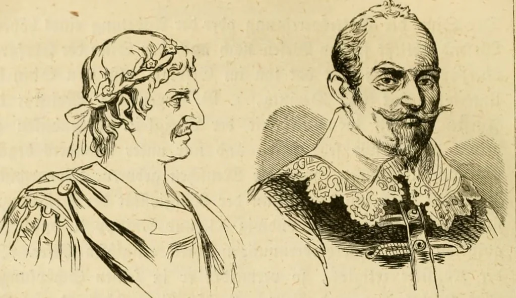An illustration from Phrenologische Bilder : zur Naturlehre des menschlichen Geistes und deren Anwendung Wissenschaft und Leben, 1855, leaf 425