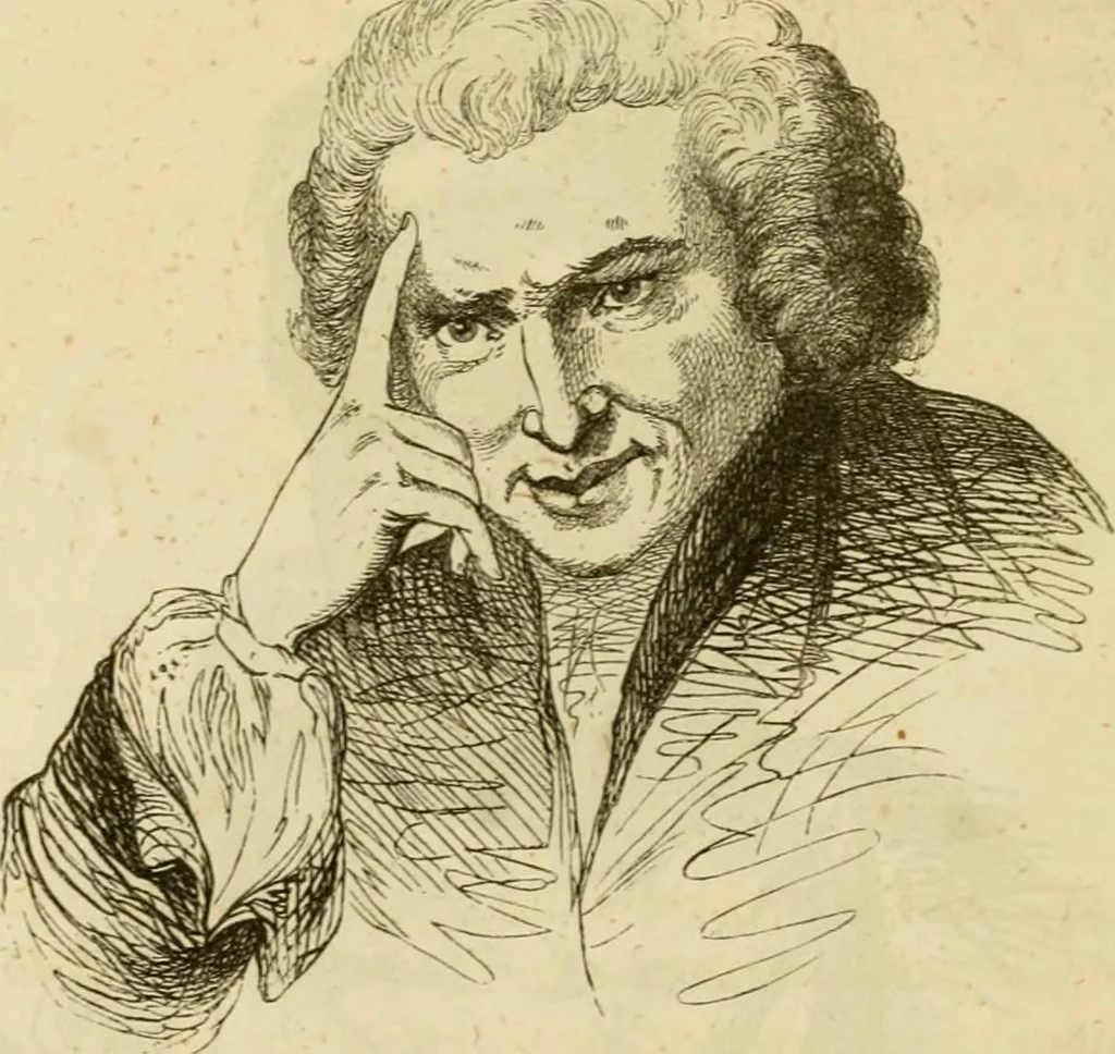 An illustration from Phrenologische Bilder : zur Naturlehre des menschlichen Geistes und deren Anwendung Wissenschaft und Leben, 1855, leaf 597