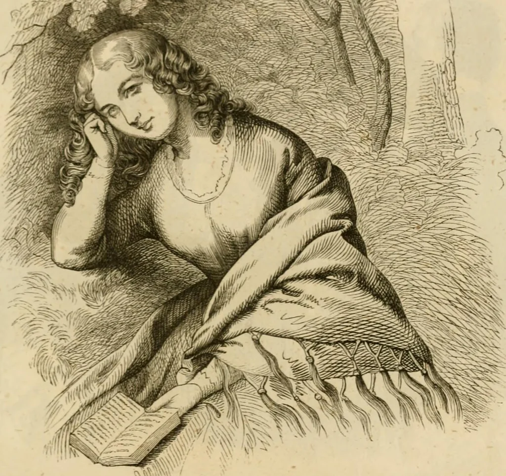An illustration from Phrenologische Bilder : zur Naturlehre des menschlichen Geistes und deren Anwendung Wissenschaft und Leben, 1855, leaf 598