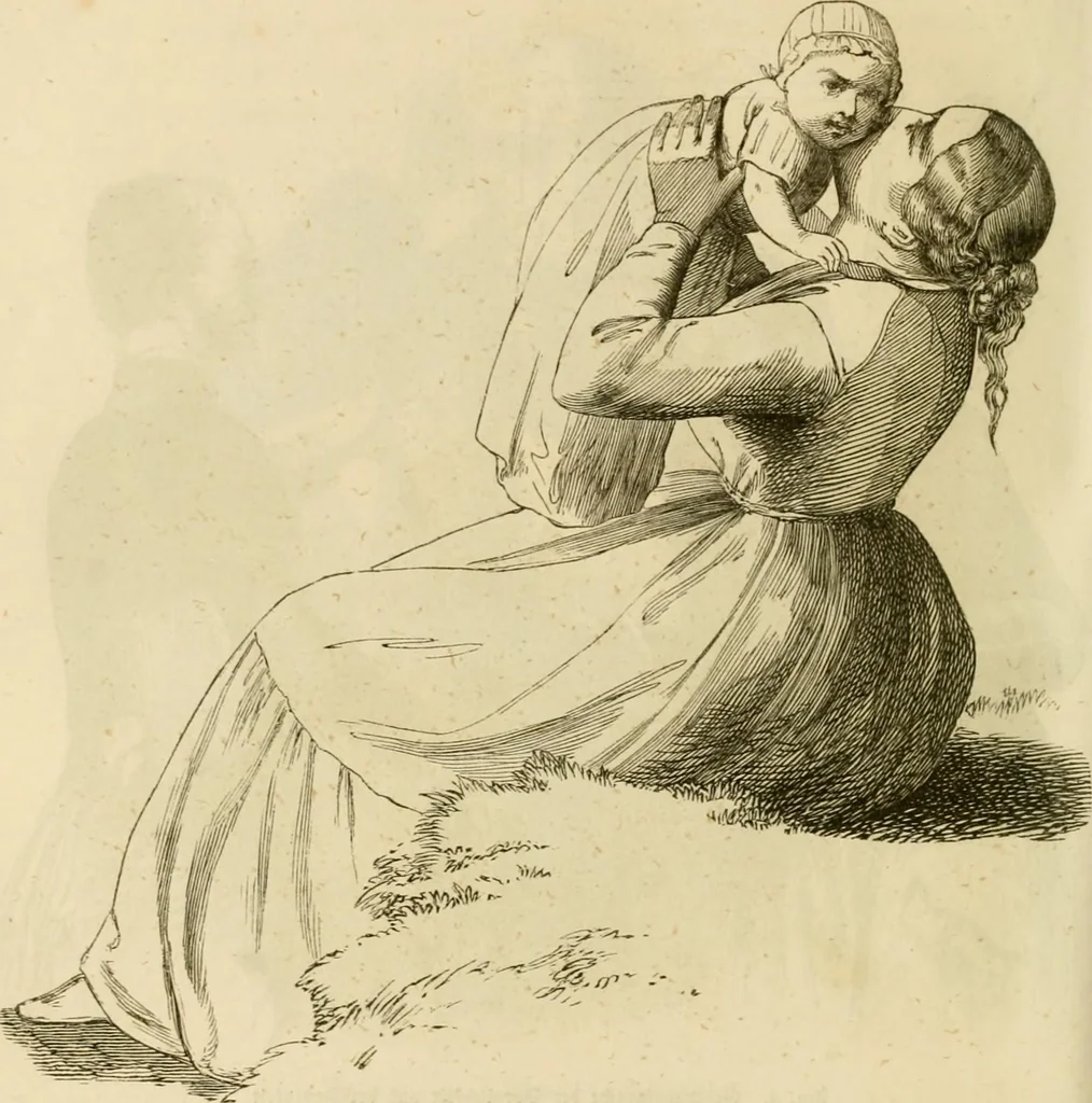 An illustration from Phrenologische Bilder : zur Naturlehre des menschlichen Geistes und deren Anwendung Wissenschaft und Leben, 1855, leaf 601