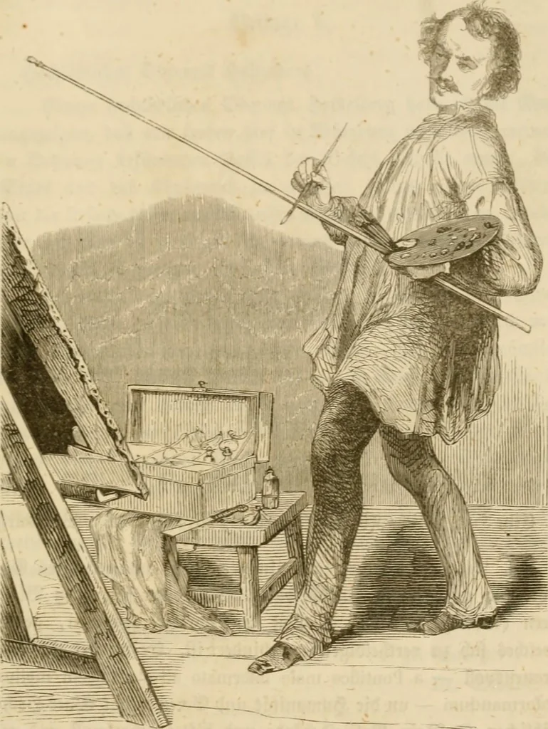 An illustration from Phrenologische Bilder : zur Naturlehre des menschlichen Geistes und deren Anwendung Wissenschaft und Leben, 1855, leaf 604