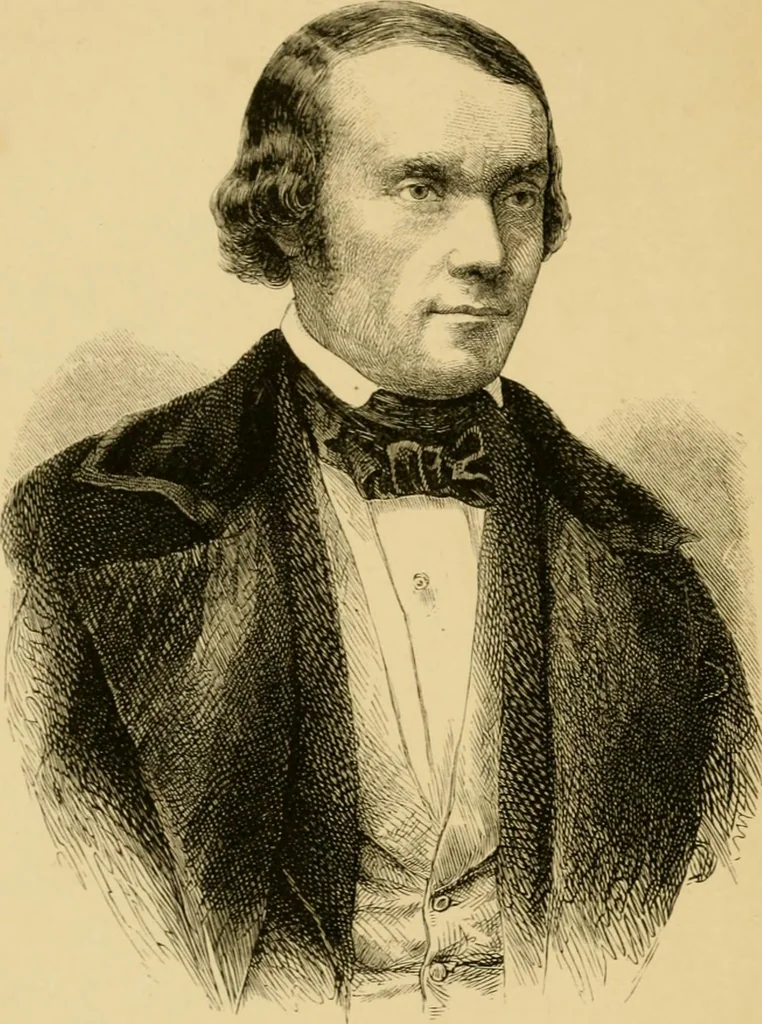 An illustration from Phrenologische Bilder : zur Naturlehre des menschlichen Geistes und deren Anwendung Wissenschaft und Leben, 1855, leaf 7