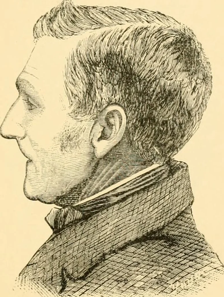 An illustration from Phrenology, and how to use it in analyzing character, 1871, leaf 228