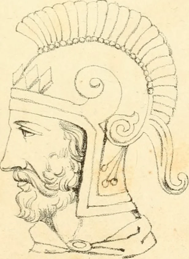 An illustration from Phrenology, in connection with the study of physiognomy, 1833, leaf 206