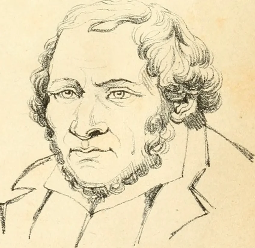 An illustration from Phrenology, in connection with the study of physiognomy, 1833, leaf 206