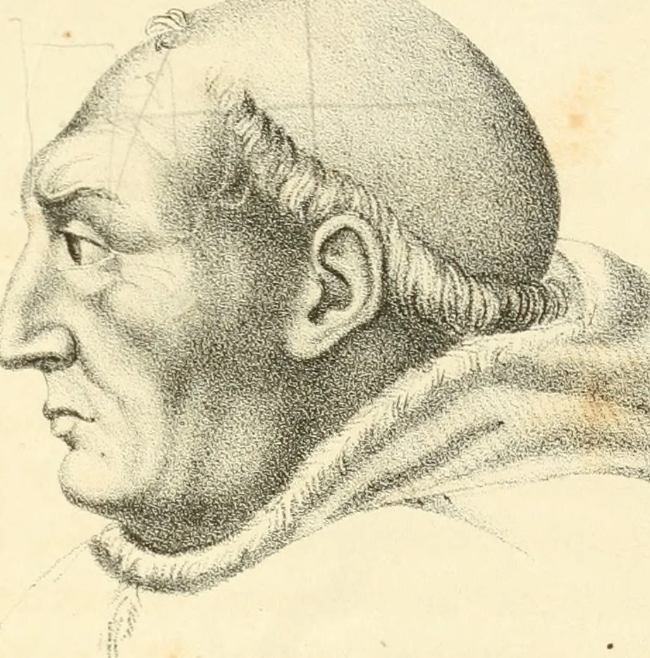 An illustration from Phrenology, in connection with the study of physiognomy, 1833, leaf 326